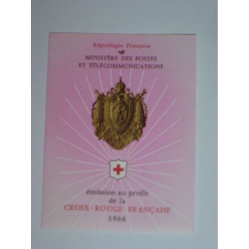 Carnet De 8 Timbres Croix Rouge Francaise - 1966 -