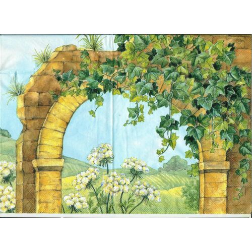 Serviette Papier Arche Et Lierre