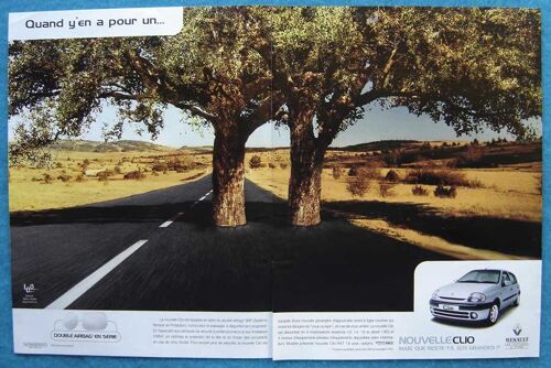 Publicité Papier - Voiture Renault Clio De 1998