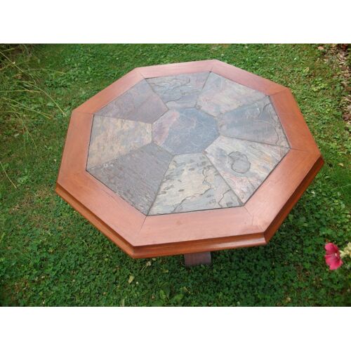 TABLE CHENE HEXAGONALE