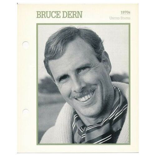 Movie Star Card [Carte Perforée En Langue Anglaise] Bruce Dern