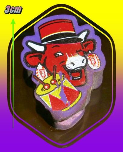 Série La Vache Qui Rit - Gomme Violette Embout De Crayon - 2010