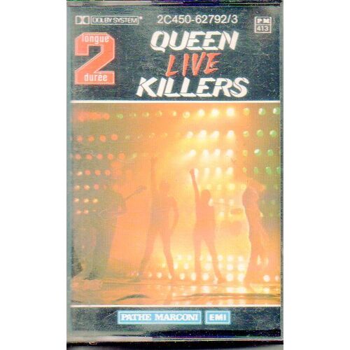 K7 Cassette Queen Live Killers Pressage Français