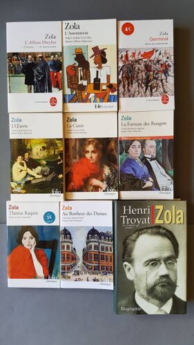 Zola - Lot De 9 Livres