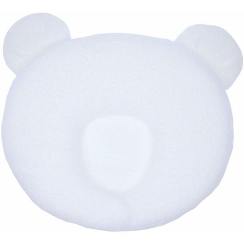 Coussin  Anti-Tête Plate Candide Petit Panda Blanc