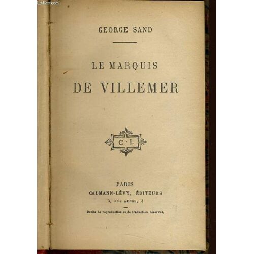 Les Marquis De Villemer