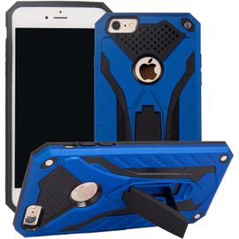 Coque Pour Iphone 6/Iphone 6s Bumper Etui De Protection Antichoc Anti-Rayure Dur Pc Case Couverture En Souple Impact Et Support Kickstand Pour Apple Iphone 6/Iphone 6s (Bleu)