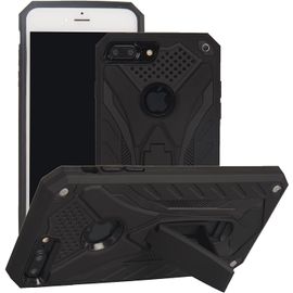 Coque Pour Iphone 8 Plus/7 Plus Bumper Etui De Protection Antichoc Anti-Rayure Dur Pc Case Couverture En Souple Impact Et Support Kickstand Pour Apple Iphone 8 Plus/7 Plus (Noir)