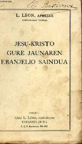 Jesu-Kristo Gure Jaunaren Ebanjelio Saindua