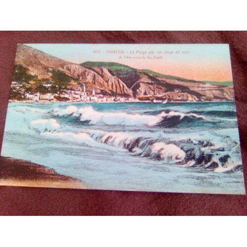 Carte Postale Ancienne Neuve Menton