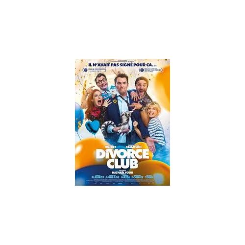 Divorce Club - Michael Youn - Arnaud Ducret - François-Xavier Demaison - 2019 - Affiche De Cinéma Pliée 120x160 Cm
