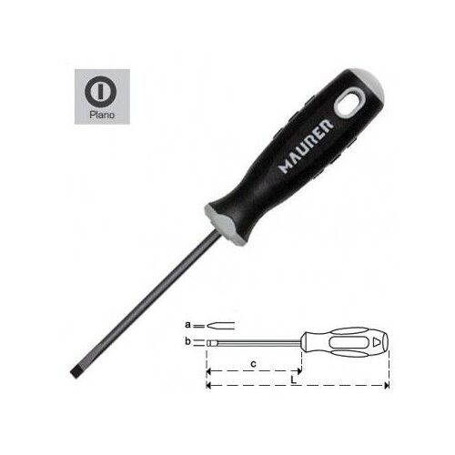 Tournevis Maurer électricien plat 1,0 x 5,5 x 100