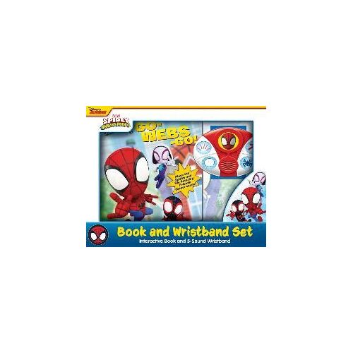 Disney Junior Marvel Spidey And His Amazing Friends: Go-Webs-Go! Book And 5-Sound Wristband Set