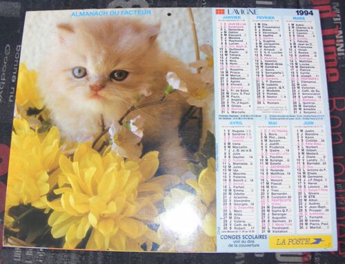 Almanach Du Facteur Année 1994