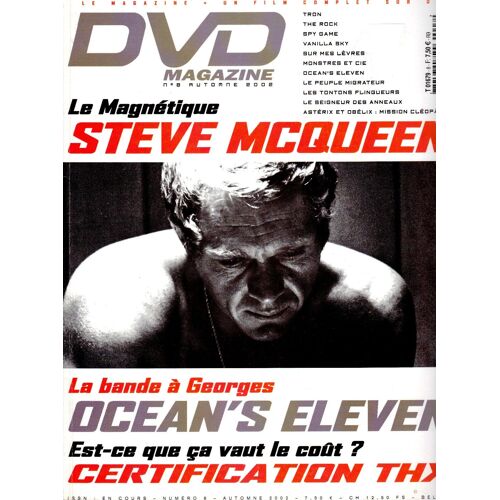 Dvd Magazine N° 08 : Le Magnétique Steve Mc Queen, Ocean's Eleven, Certification Thx