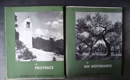 La Documentation Photographique - 2 Volumes N°119, 120 - Le Midi Mediterraneen, La Provence