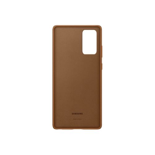 Housse En Cuir Samsung Ef-Vn980 - Coque De Protection Pour Téléphone Portable - Cuir - Brun - Pour Galaxy Note20, Note20 5g