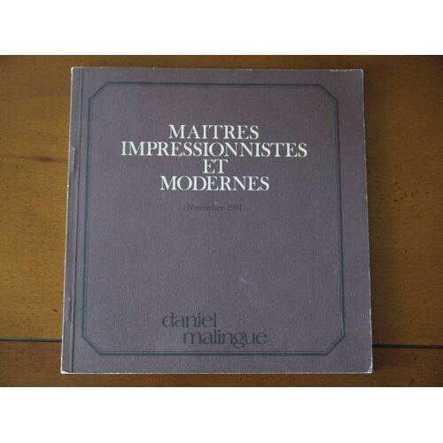 Maitres Impressionnistes Et Modernes - Mai 1981