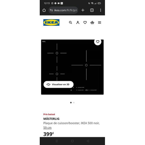 Plaques vitrocéramiques Ikea