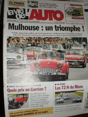 La Vie De L'auto 1279 Mulhouse Un Triomphe Uzerche Vente O Encheres 1279