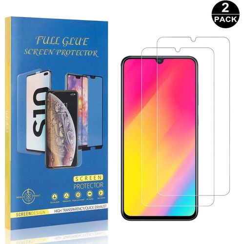 Verre Trempé Pour Galaxy A70, Sans Bulles Protection En Verre Trempé Écran Pour Samsung Galaxy A70, Ultra Résistant, 99% Transparent, 2 Pièces