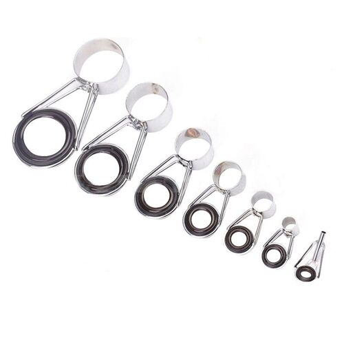 Kit De Réparation De Canne À Pêche, 7 Pièces, Embouts De Guides De Canne À Pêche, 7 Tailles