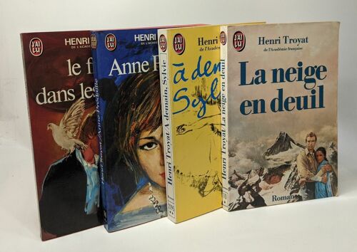 La Neige En Deuil + Anne Prédaille + A Demain Sylvie + Le Front Dans Les Nuages ---È 4 Livres