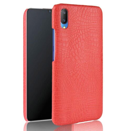 Classique Élégant Étui Pour Vivo V11 /V11 Pro Anti Éraflure Mode Classique D'alligator Compatibilité Housse De Protection - Rouge