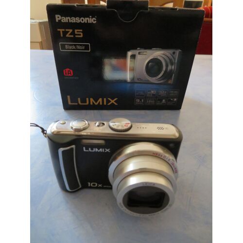 PANASONIC LUMIX DMC-TZ5 COMPACT 9.1 MPIX NOIR