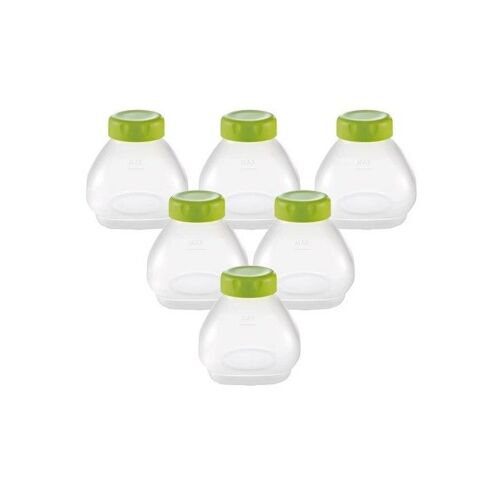 JEU DE 6 FLACONS + BOUCHONS POUR YAOURTIERE SEB