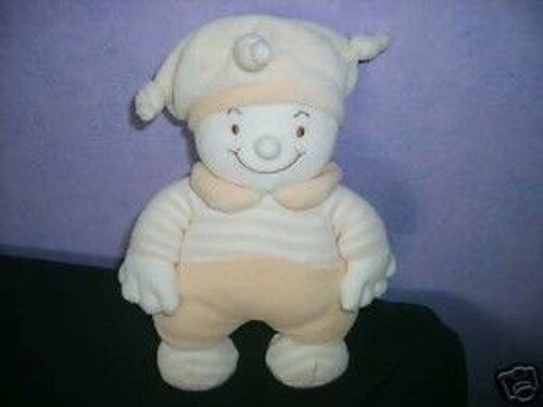 Doudou Peluche Lutin Jollybaby Bonhomme Beige