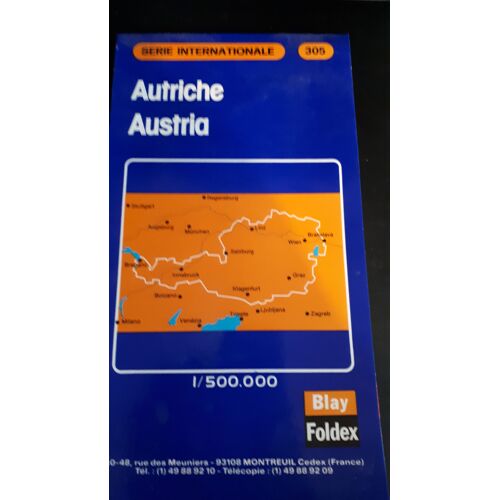 Carte Autriche Serie Internationale 305 Foldex