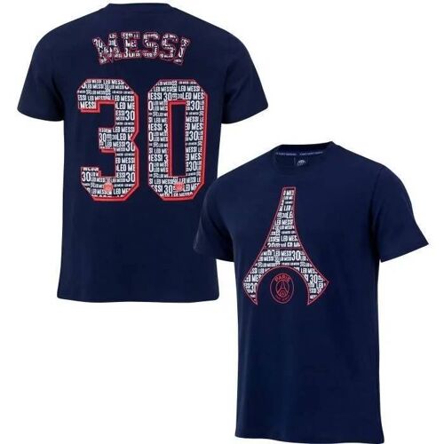 6 Ans - T-Shirt Enfant - Psg - Lionel Messi - Bleu - Manches Courtes - Coton
