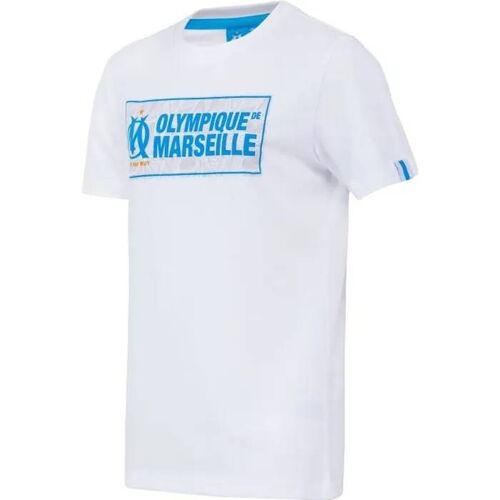 S - T-Shirt - Olympique De Marseille - Om - Blanc - Adulte - Sans Manche