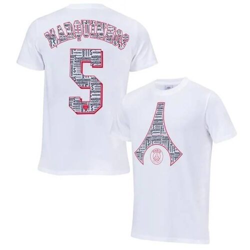 12 Ans - T-Shirt Enfant - Marquinhos - Psg - Collection Officielle - Manches Courtes - Coton