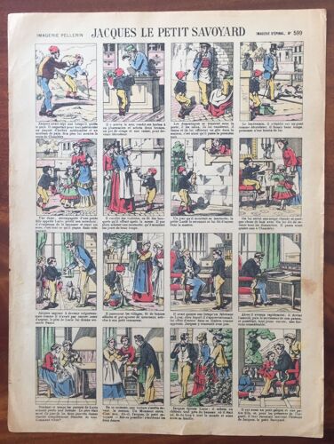 Jacques Le Petit Savoyard, Imagerie Pellerin, Imagerie D'epinal N° 599