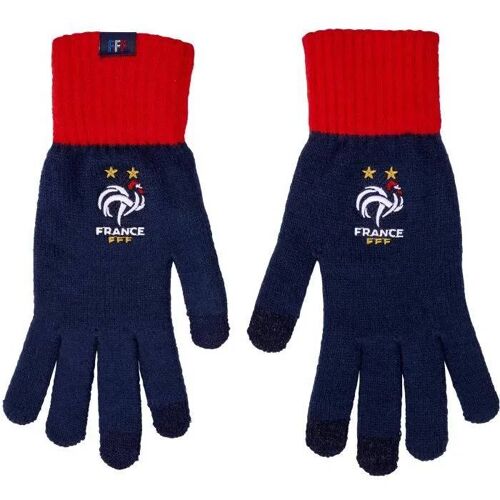 S/M - Gants - Fff - Collection Officielle - Taille Homme - Bleu - Acrylique
