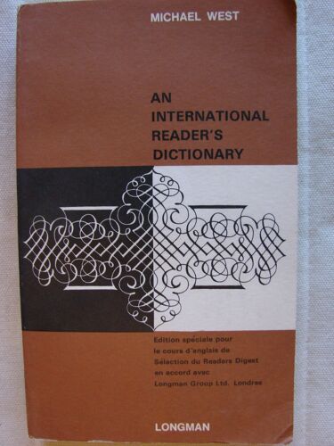 An International Reader's Dictionary, Dictionnaire Anglais