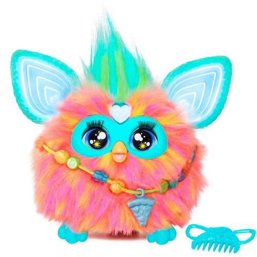 Furby corail peluche interactive