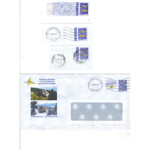 Enveloppes Et Flammes Postales Prêt-À-Poster