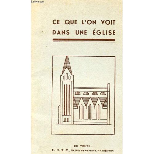 Ce Que L'on Voit Dans L'eglise