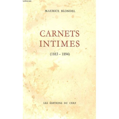 Carnets Intimes (1883-1894)