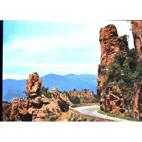 Carte Postale Des Calanches (Corse) Rochers De Granit Nouge (Réf.355)