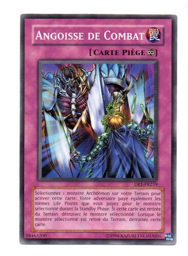Angoisse De Combat [Carte Piège] Dr1-Fr259