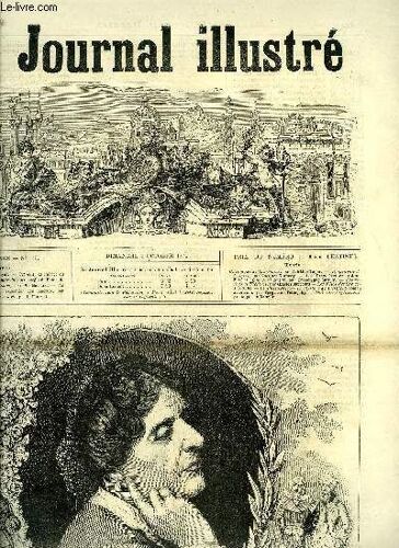 Le Journal Illustre N° 40 - Déjazet Par Jacques Grancey, Proverbes En Action, Qui Perd Gagne (Suite) Par Francisque Sarcey, Le Mois D Octobre, Calendrier Du Journal Illustré, Petite Monnaie Du Mois(...)