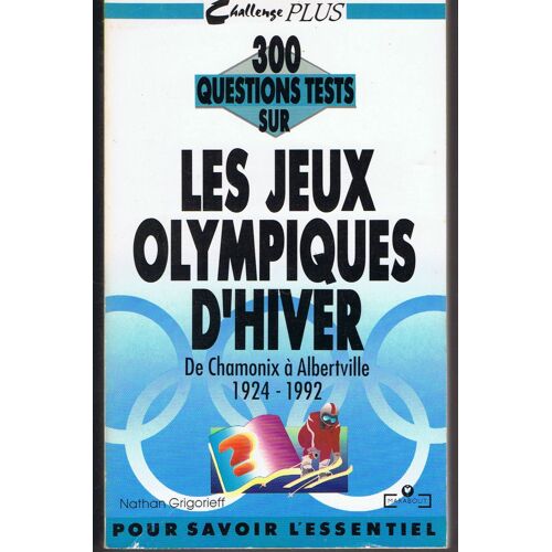 300 Questions Tests Sur Les Jeux Olympiques D'hiver