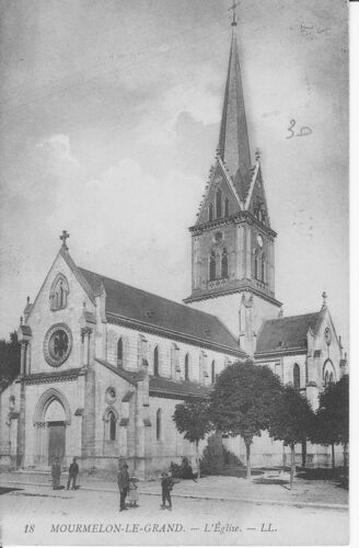Mourmelon-Le-Grand - L'église - Oblitérée En 1910 - Ref 060786