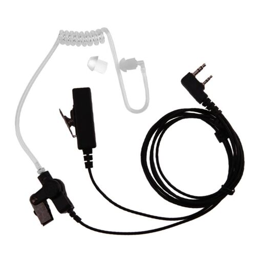 Écouteurs Tube acoustique discret à 2 broches, micro pour Baofeng UV5R Kenwood UV-5R pour QUSHENGAN/LINTON/TYTet TC286 386