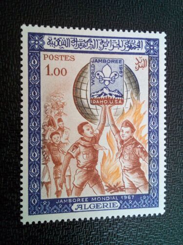 Timbre Algerie Yt 458 Journée Mondiale Dans L'idaho 1967 ( 030804 )