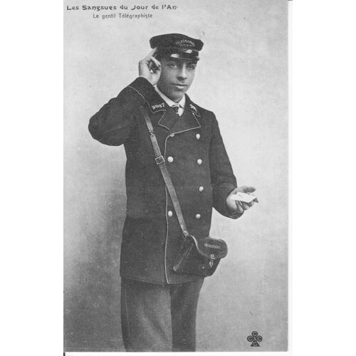 Les Sangsues Du Jour De L'an - Réédition D'une Cpa - 1er Choix - Ref 060767